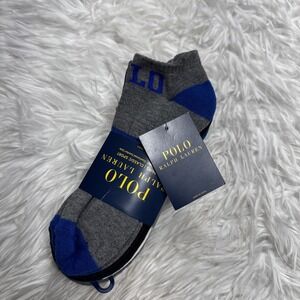 Polo Ralph Lauren 6 Pair Pack Classic Sport Cushioned Sole Crew Socks Brand New